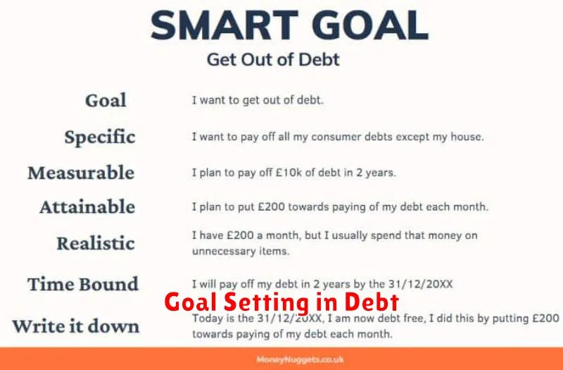 Goal Setting in Debt